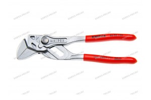Клещи переставные-гаечный ключ Knipex 86 03 150, с однокомпонентными ручками, хромированные, 150 mm, KN-8603150