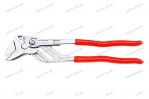 Клещи переставные-гаечный ключ Knipex 86 03 300, с однокомпонентными ручками, хромированные, 125 mm, KN-8603300