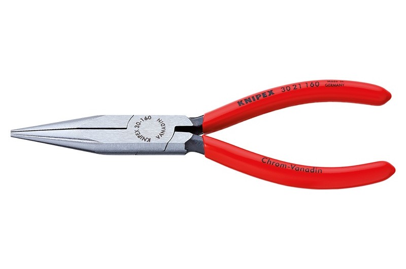 Длинногубцы Knipex 30 21 190, без режущих кромок, однокомпонентные чехлы, 190mm, KN-3021190 Длинногубцы Knipex 30 21 190, без режущих кромок, однокомпонентные чехлы, 190mm, KN-3021190
