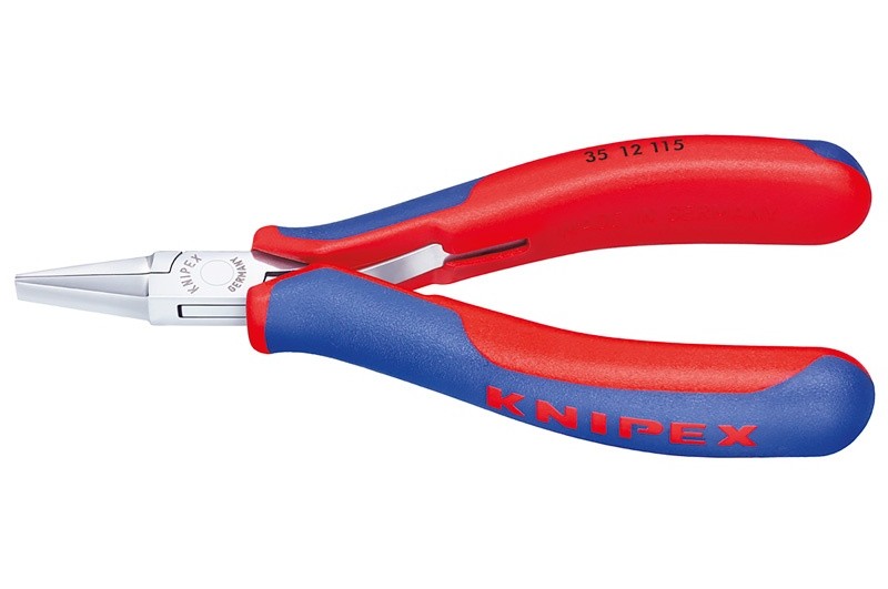 Плоскогубцы Knipex 35 12 115, для электроники, коробчатый шарнир, зеркально полированные, 115 мм, KN-3512115 Плоскогубцы Knipex 35 12 115, для электроники, коробчатый шарнир, зеркально полированные, 115 мм, KN-3512115