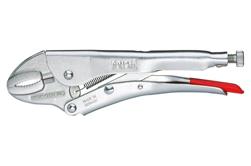 Клещи зажимные Knipex, 41 04 180 с поворотной губкой, KN-4104180