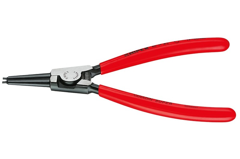 Щипцы Knipex 46 11 A1, для стопорных колец (внешних), чернёные, для валов ⌀ 10-25 мм, KN-4611A1