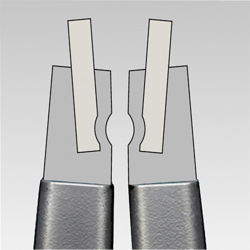 Щипцы Knipex 49 41 A01, для стопорных колец (внешних), прецизионные, с ограничителем раскрытия, изогнутые ∡90°, для валов ⌀ 8-13 мм, KN-4941A01 Щипцы Knipex 49 41 A01, для стопорных колец (внешних), прецизионные, с ограничителем раскрытия, изогнутые ∡90°, для валов ⌀ 8-13 мм, KN-4941A01