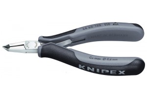 Кусачки Knipex 64 62 12 0ESD, торцевые для электроники, антистатические ESD, коробчатый шарнир, полированные, 120 mm, KN-6462120ESD