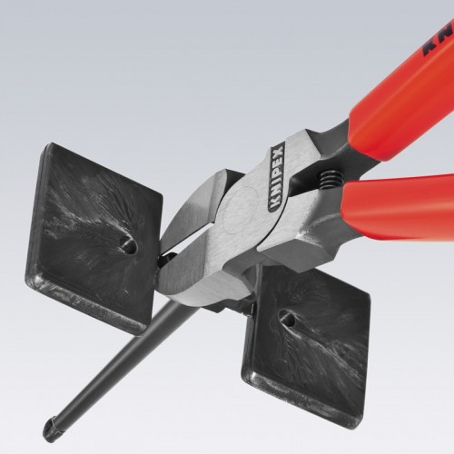 Кусачки боковые Knipex 72 01 160, для пластмассы, однокомпонентные чехлы, полированные, 160 mm, KN-7201160