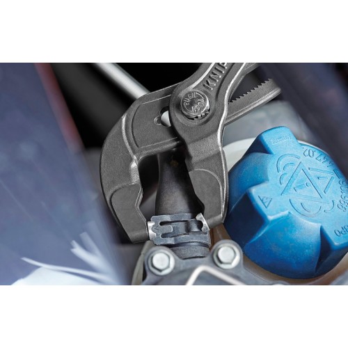 Щипцы Knipex 85 51 18 0A, для пружинных хомутов, фосфатированные, серого цвета, 180 mm, KN-8551180A