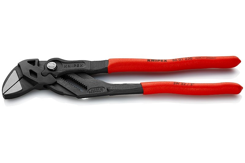 Клещи переставные-гаечный ключ Knipex 86 01 250, фосфатированные, серого цвета, 250 mm, KN-8601250