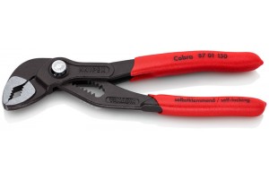 Клещи переставные Knipex 87 01 150, Cobra, с однокомпонентными ручками, чернёные, 150 mm, KN-8701150