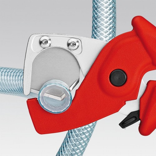 Труборез Knipex 90 20 185, для резания тонкостенных пластмассовых труб ⌀ 25 мм, KN-9020185