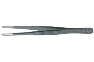 Пинцет Knipex 92 70 46, прецизионный, чёрное лакирование, 145 mm, KN-927046