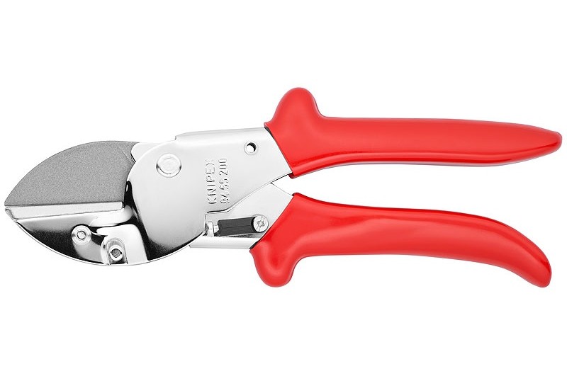 Секатор Knipex 94 55 200, для скользящих резов, с пластиковыми чехлами, 200 mm, KN-9455200
