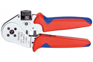 Пресс-клещи Knipex 97 52 63, для тетрагональной опрессовки контактов 0, 08 - 2, 5 mm², 180 mm, KN-975263