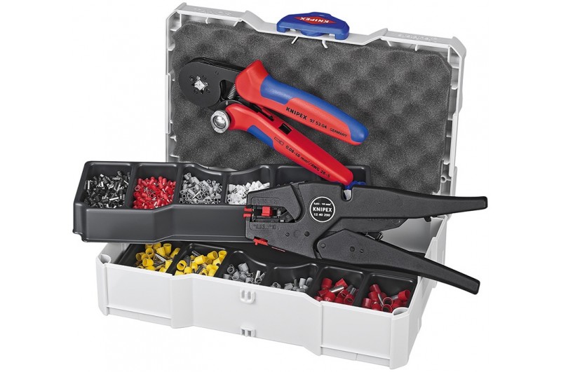Набор контактных гильз Knipex 97 90 10, с инструментом для опрессовки, KN-979010