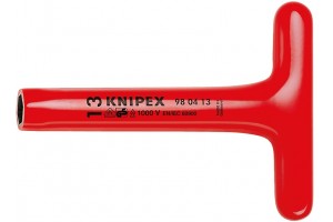 фото для товара Ключ Т-образный Knipex 98 04 08, диэлектрический VDE 1000V, 8, 0 mm, KN-980408, KN-980408, 5090 руб., KN-980408, KNIPEX, Торцовый ключ с Т-образной ручкой