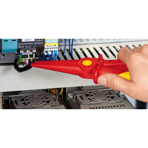 Круглогубцы Knipex 98 62 02, пластмассовые, диэлектрические VDE 1000V, 220 mm, KN-986202 Круглогубцы Knipex 98 62 02, пластмассовые, диэлектрические VDE 1000V, 220 mm, KN-986202